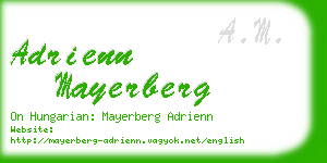 adrienn mayerberg business card